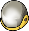 Radiation suit helmet