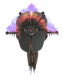 Salvaged assaultron head