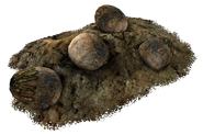 Pile of deathclaw eggs