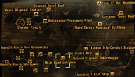 High Road entrance loc