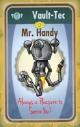 Mister Handy card from Fallout Shelter