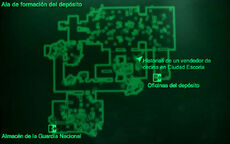 Esp AGN Ala de formación del depósito Mapa Loc