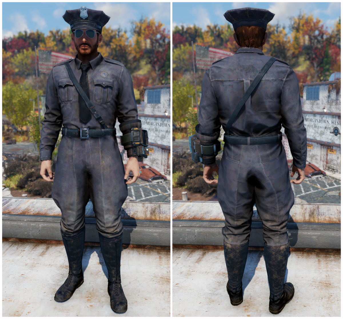 Fallout 4 боевой костюм бостонской полиции фото 30