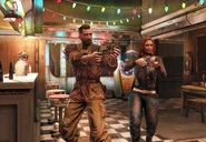 Sol and Duchess fighting the Free Radicals