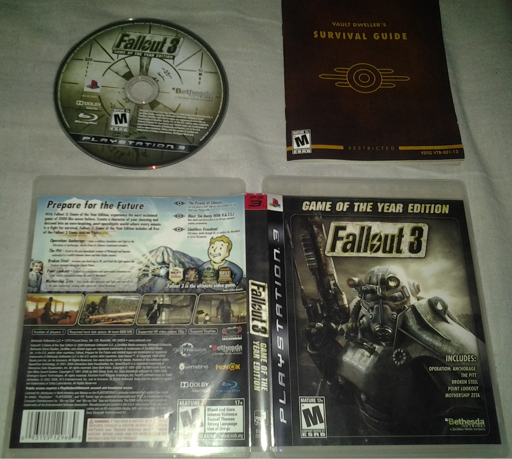 fallout 3 all dlc codes