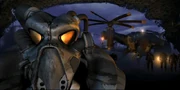 Oddział szturmowy w intro Fallout 2