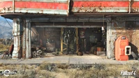 Fo4 trailer main image.jpg (3.2 MB) A garage seen on the main menu