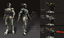 Older concept, with texturing that follows closer to Fallout 3's artstyle