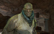 Dr. Brian Virgil, a friendly super mutant in the Glowing Sea