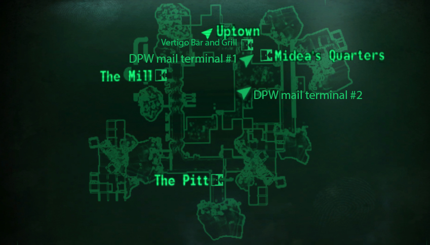 Map - The Steelyard, Maps - Fallout 3: The Pitt Game Guide