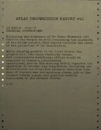 ATLAS decommission report 01