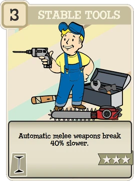 FO76 Stable Tools perk