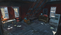 Kasumi's room on the second floor, Kasumi's journal behind the toolbox