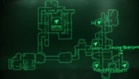 Vault 87 test labs loc.jpg (173 KB) Fawkes' location in Vault 87's test labs