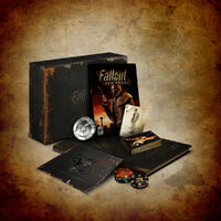 Fallout: New Vegas Collector's Edition, shown with all bonus items