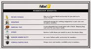 List of Fallout 1st Benefits