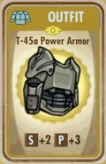 FoS T-45a Power Armor Card