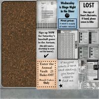 Bulletin board texture file