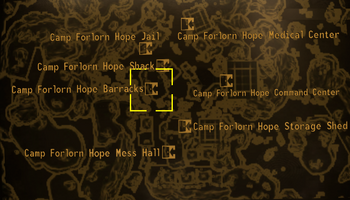 Camp FH barracks map