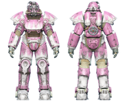 FO4 T-51 power armor hot rod pink