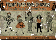 Statue of Liberty halloween costume, seen in pre-War adverts for Freddy Fear's House of Scares