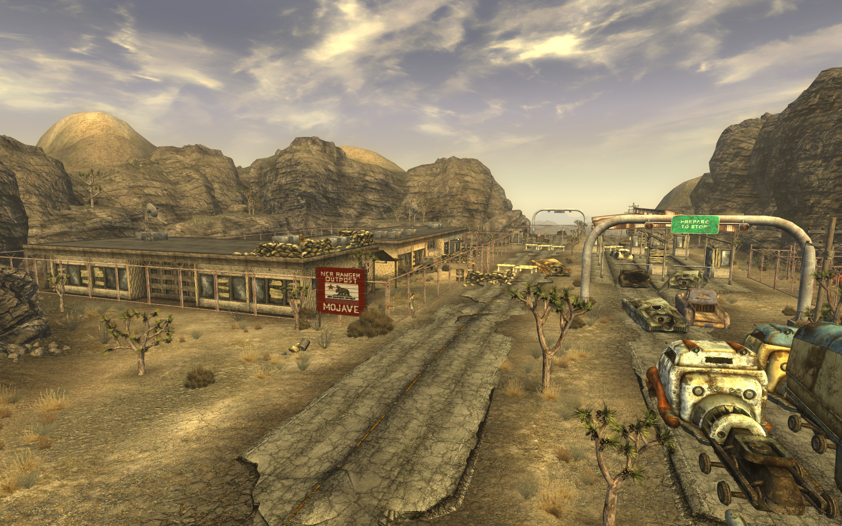 fallout new vegas map compared to real