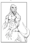 Мутировавший крокодил №3