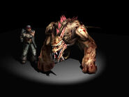 Experimental deathclaw render.