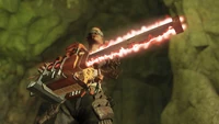 FO76GD Gleaming Depths promo-8.png (5.46 MB) Weapon Cauterizer (unique variant of the Chainsaw)