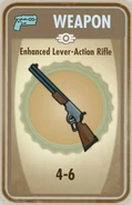 Enhanced lever-action rifle card