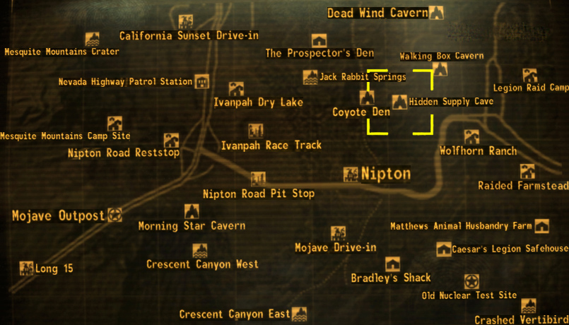 Steam-fællesskab :: :: fallout new vegas map in a shellnut