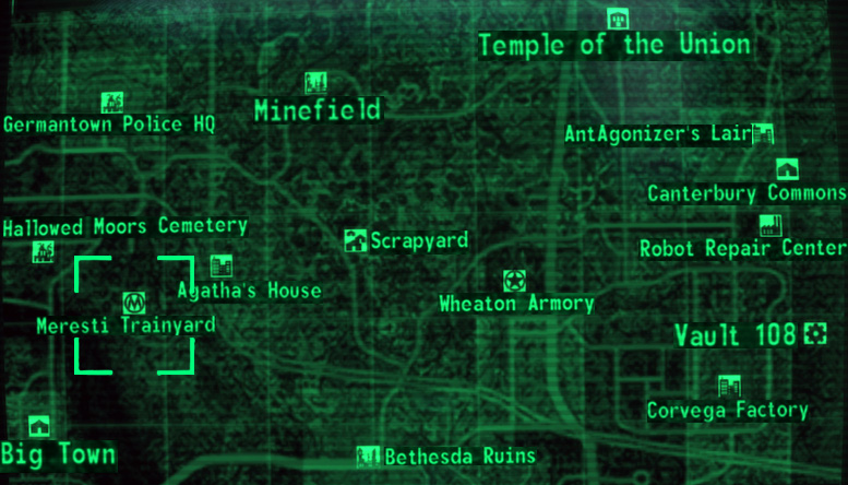 Fallout 3 Metro Map - Fallout Wiki - Neoseeker