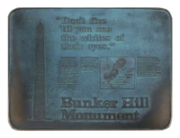 Bunker Hill Monument plaque