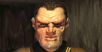 https://fallout.fandom.com/wiki/File:Fo1_Decker_ImAPatientMan.ogg "I am quite a patient man, but even I have limits. Kane, teach this simpleton a lesson."