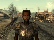 Охранник рядом с Большим городом