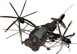 Аварійний конвертоплан поблизу Кламата