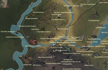 Charleston Landfill map