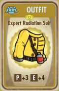 Expert radiation suit card