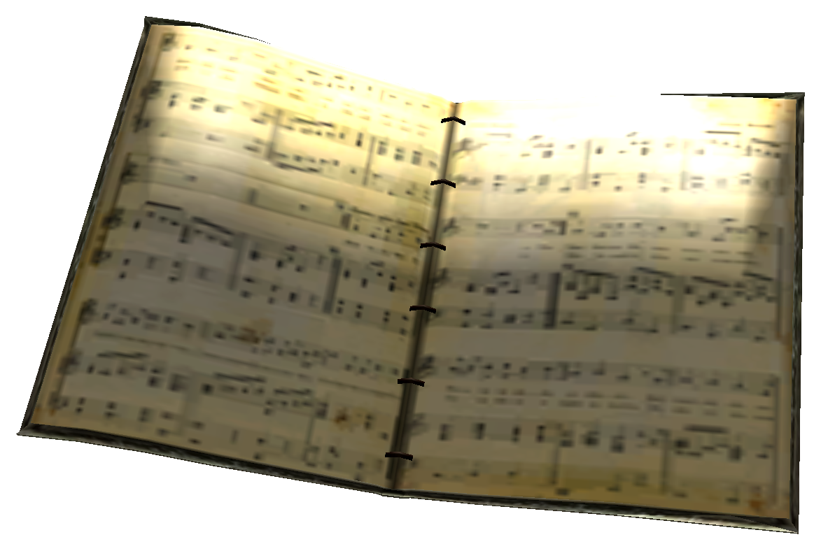 Sheet music book (Fallout 3), Fallout Wiki