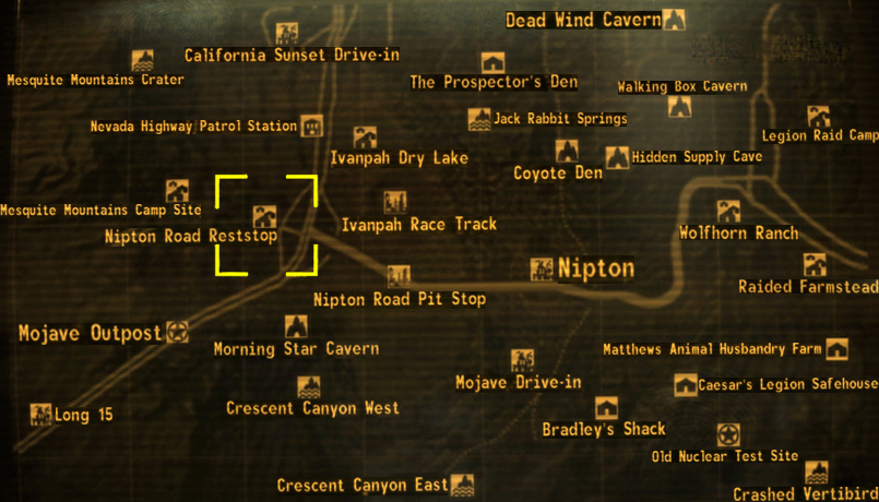 A much safer route to New Vegas. : r/Fallout