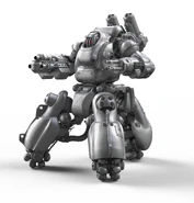 Sentry bot render frontal view
