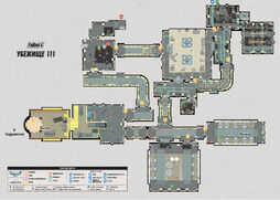 Fo4 Vault Dweller's Survival Guide Vault 111 map (ru)