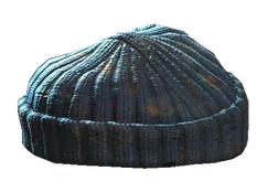 Gray knit cap Outlet