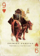 Crimson Caravan on the playing card