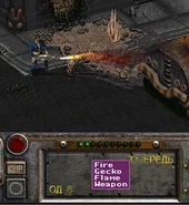 Огненное дыхание в руках Избранного (получено через редактор)