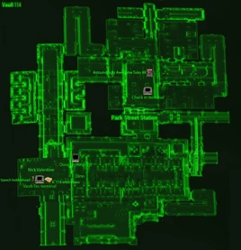 Vault 114 map