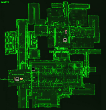 Vault 114 map