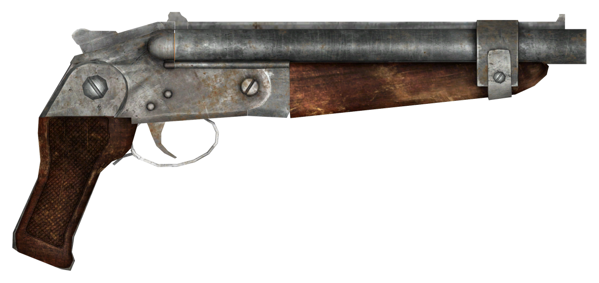 Фоллаут 3 дробовики. Дробовик sawed-off Shotgun. Фоллаут 3 двуствольное ружье. Fallout New Vegas обрез.