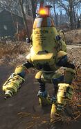 FO4 Protectron constrcting in water