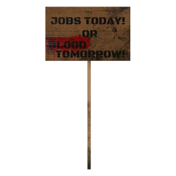 Jobs or Blood